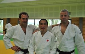 J-Pierre et Didier en Stage à Reims avec le Senseï Shinji Hosokawa.